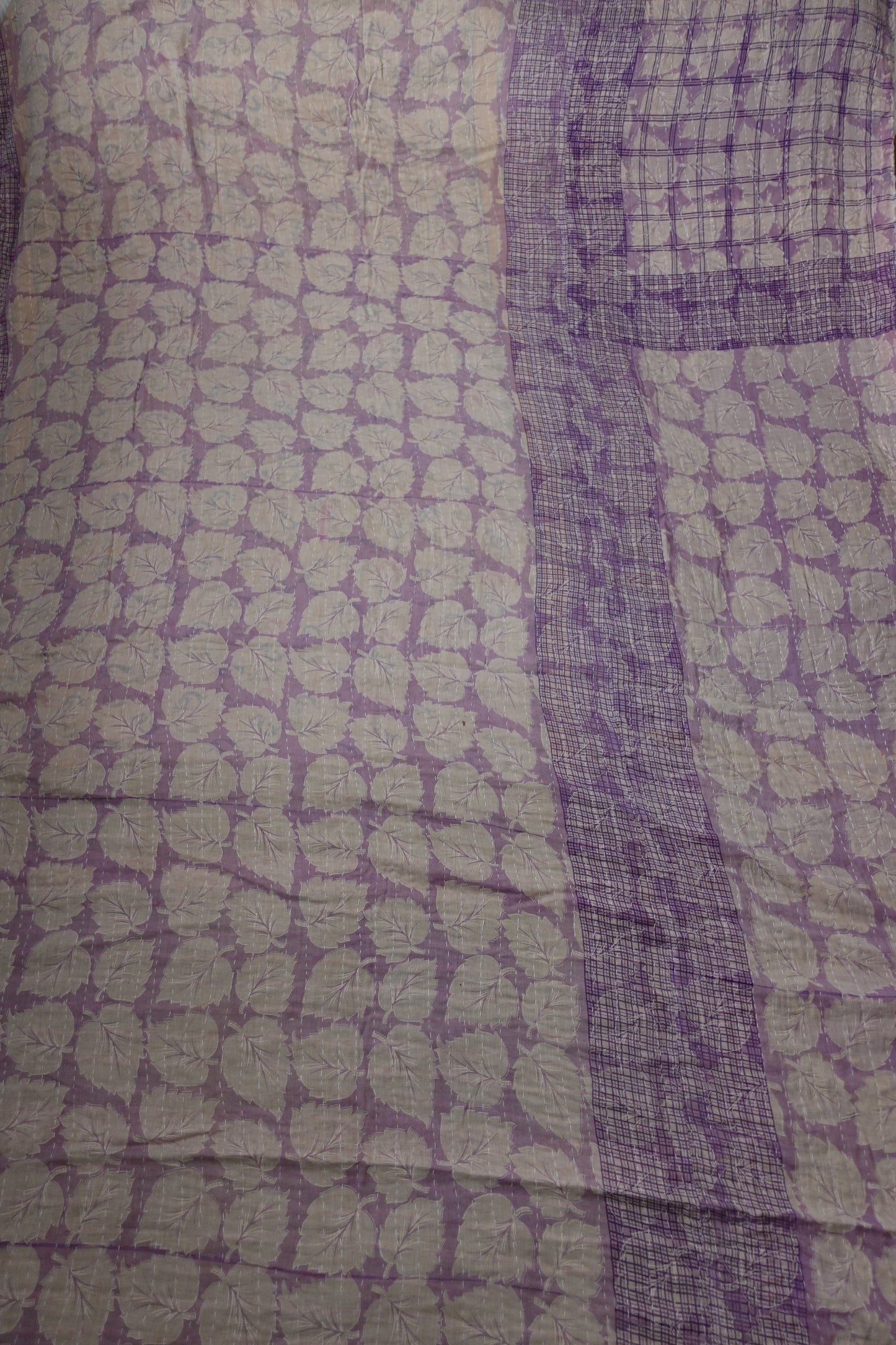 Reversable Vintage Sari Throw | 106