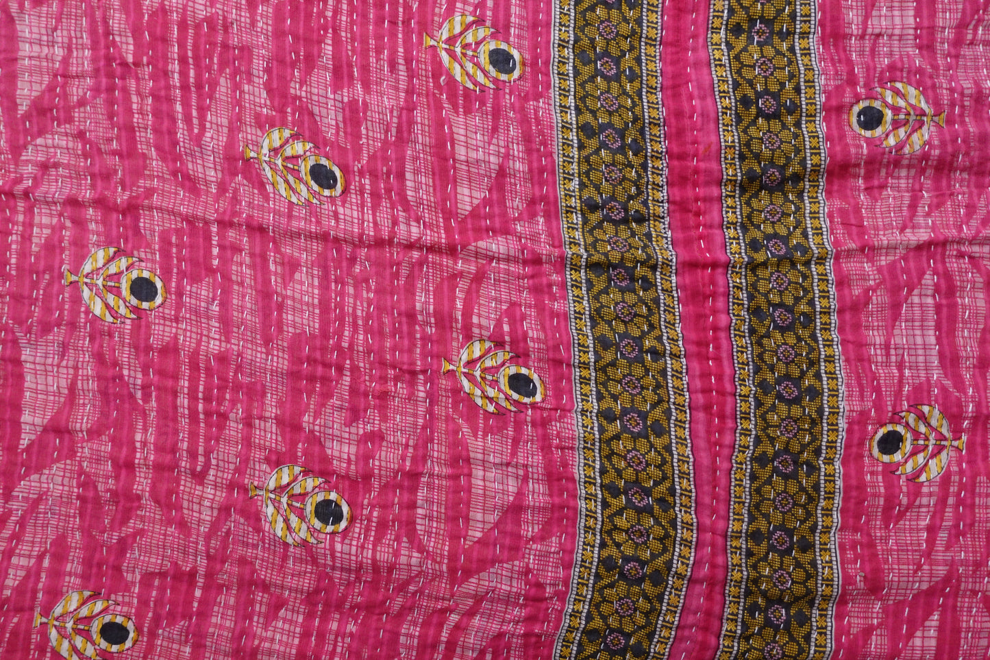 Reversable Vintage Sari Throw | 106