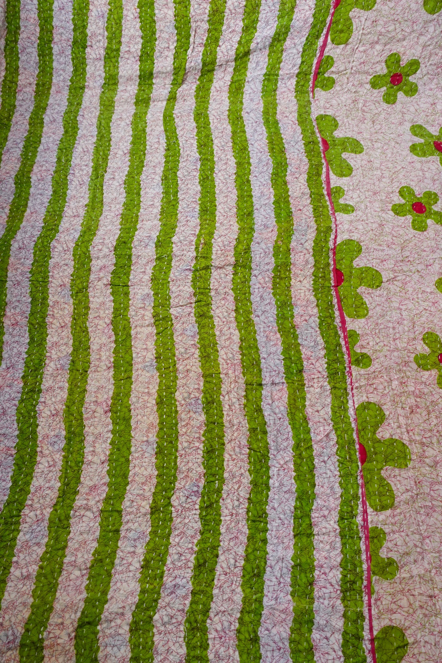 Reversable Vintage Sari Throw | 127