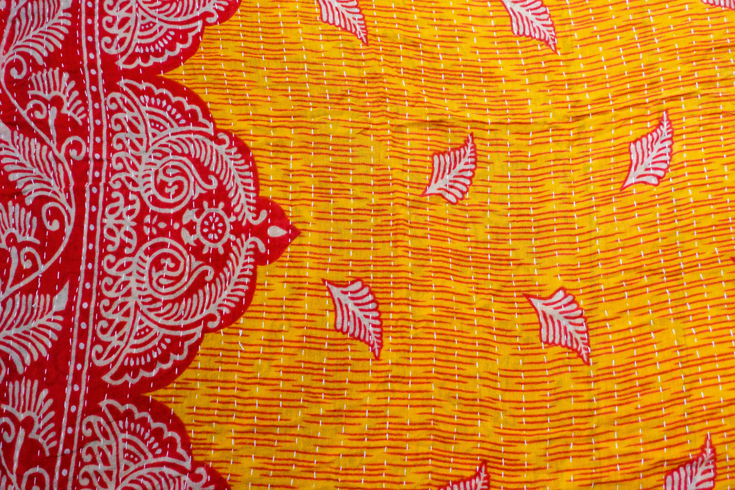 Reversable Vintage Sari Throw | 128