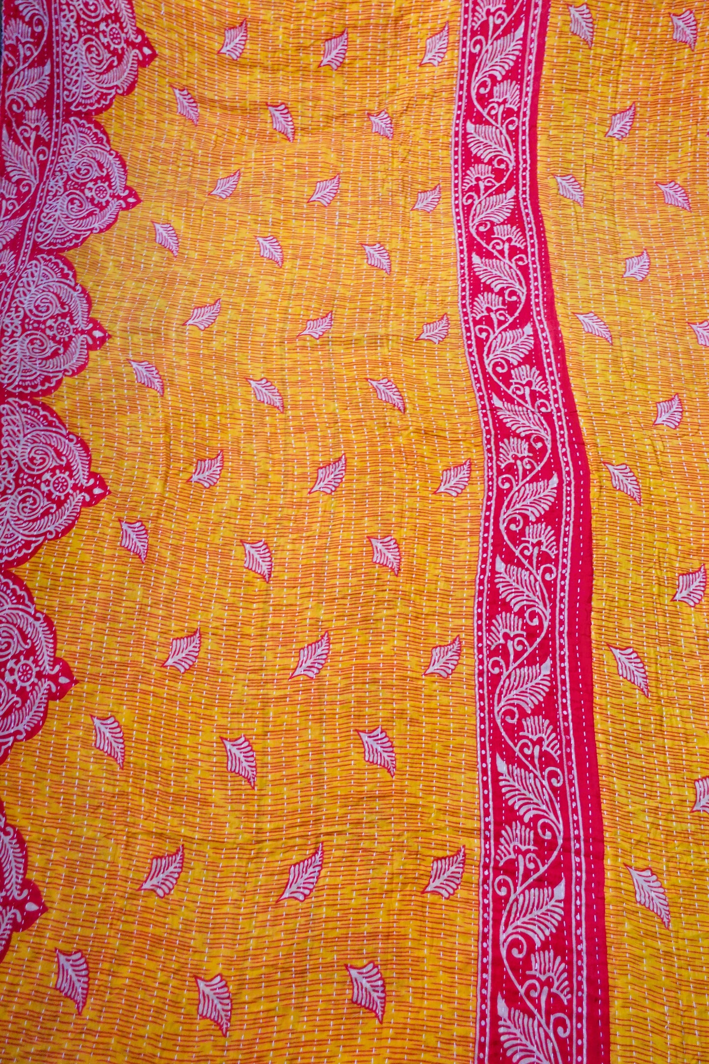 Reversable Vintage Sari Throw | 128