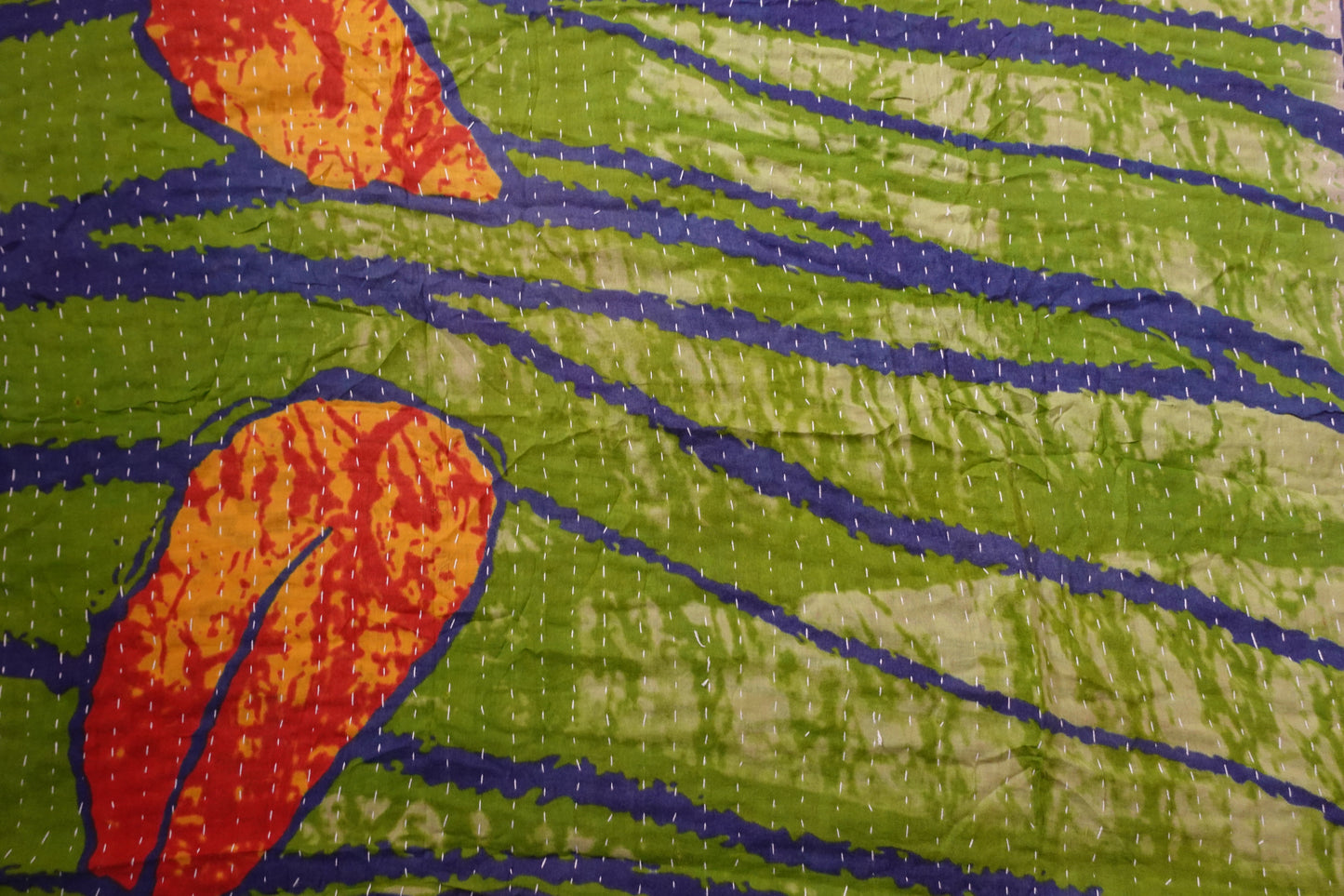 Reversable Vintage Sari Throw | 141