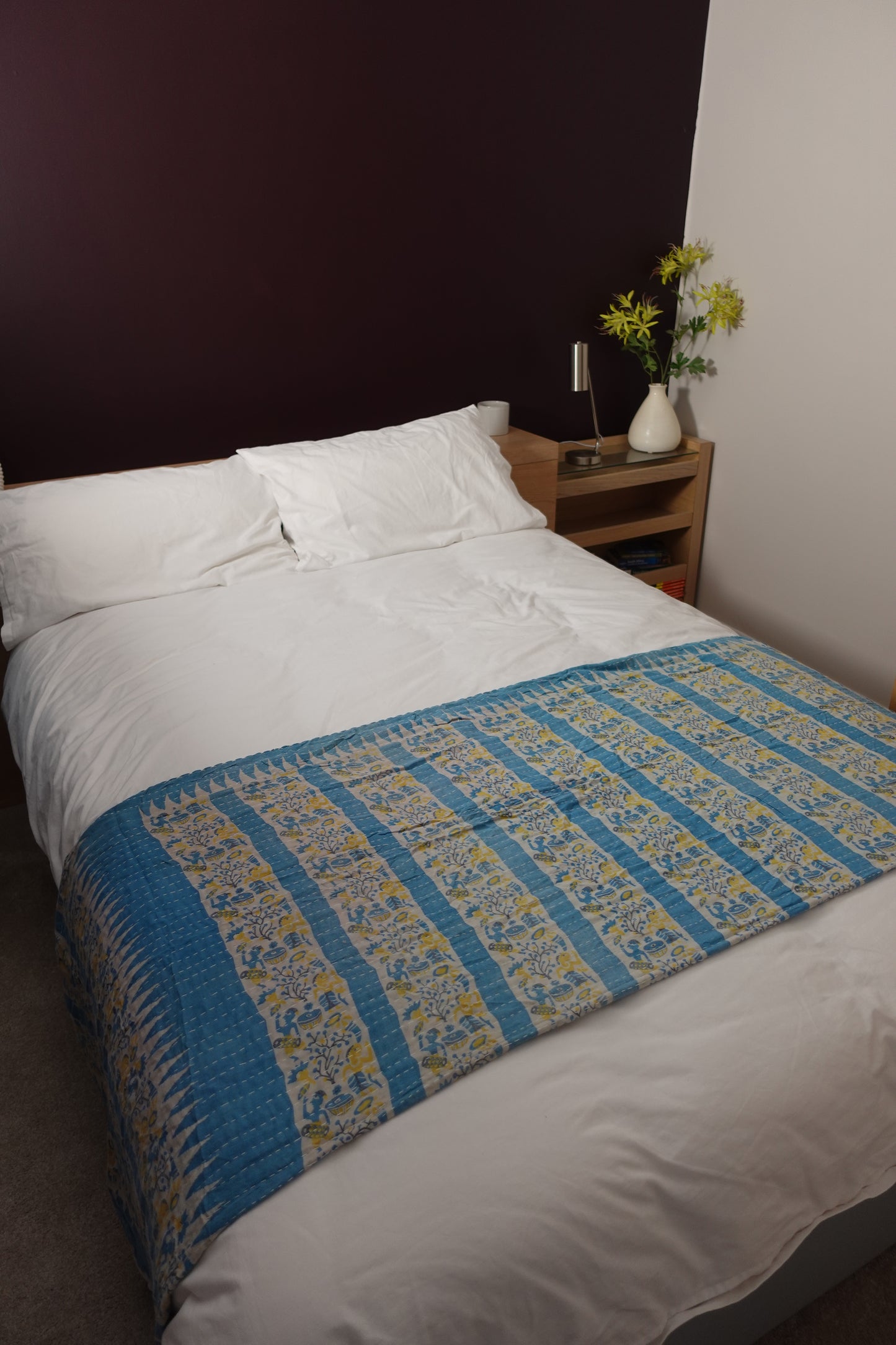 Reversable Vintage Sari Throw | 144