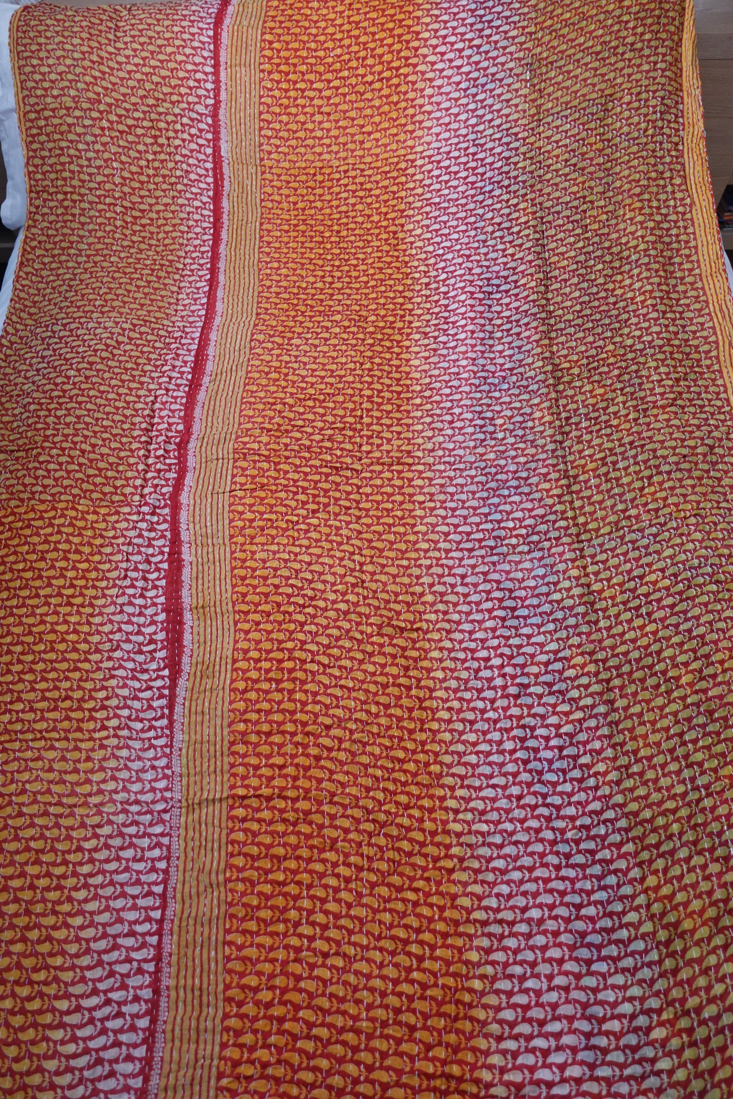 Reversable Vintage Sari Throw | 147