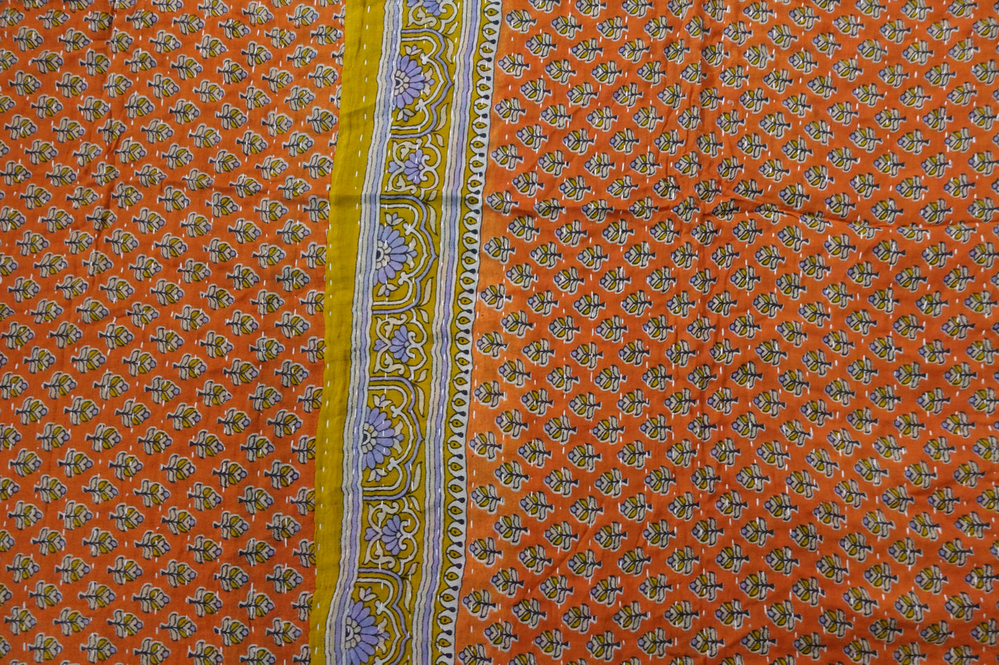 Reversable Vintage Sari Throw | 167