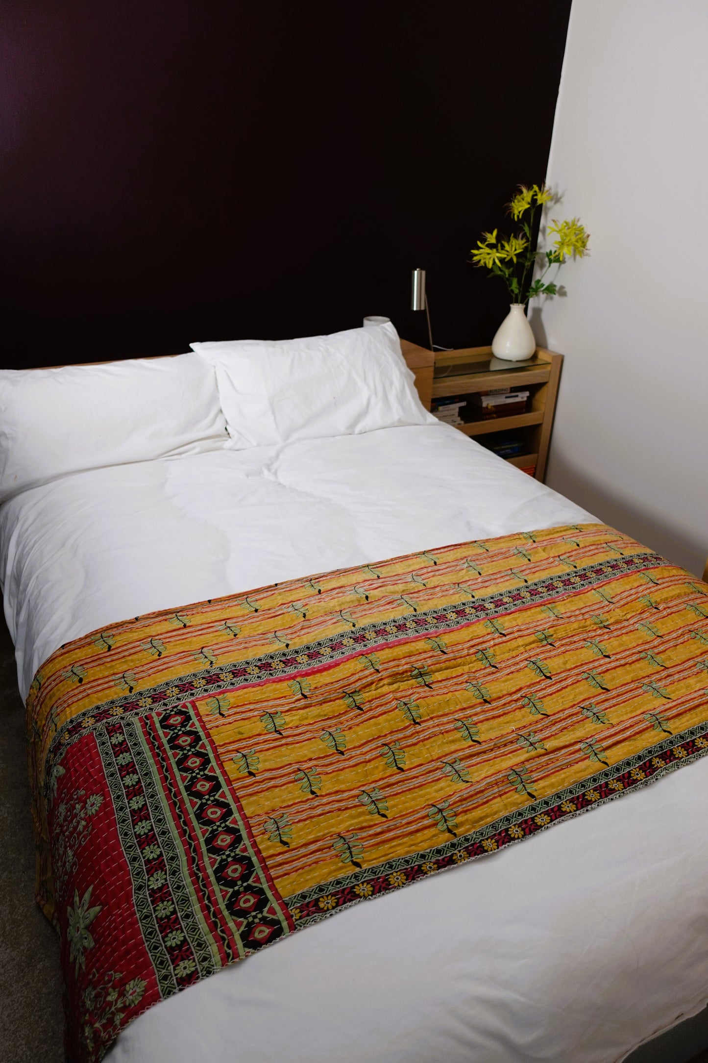 Reversable Vintage Sari Throw | 167