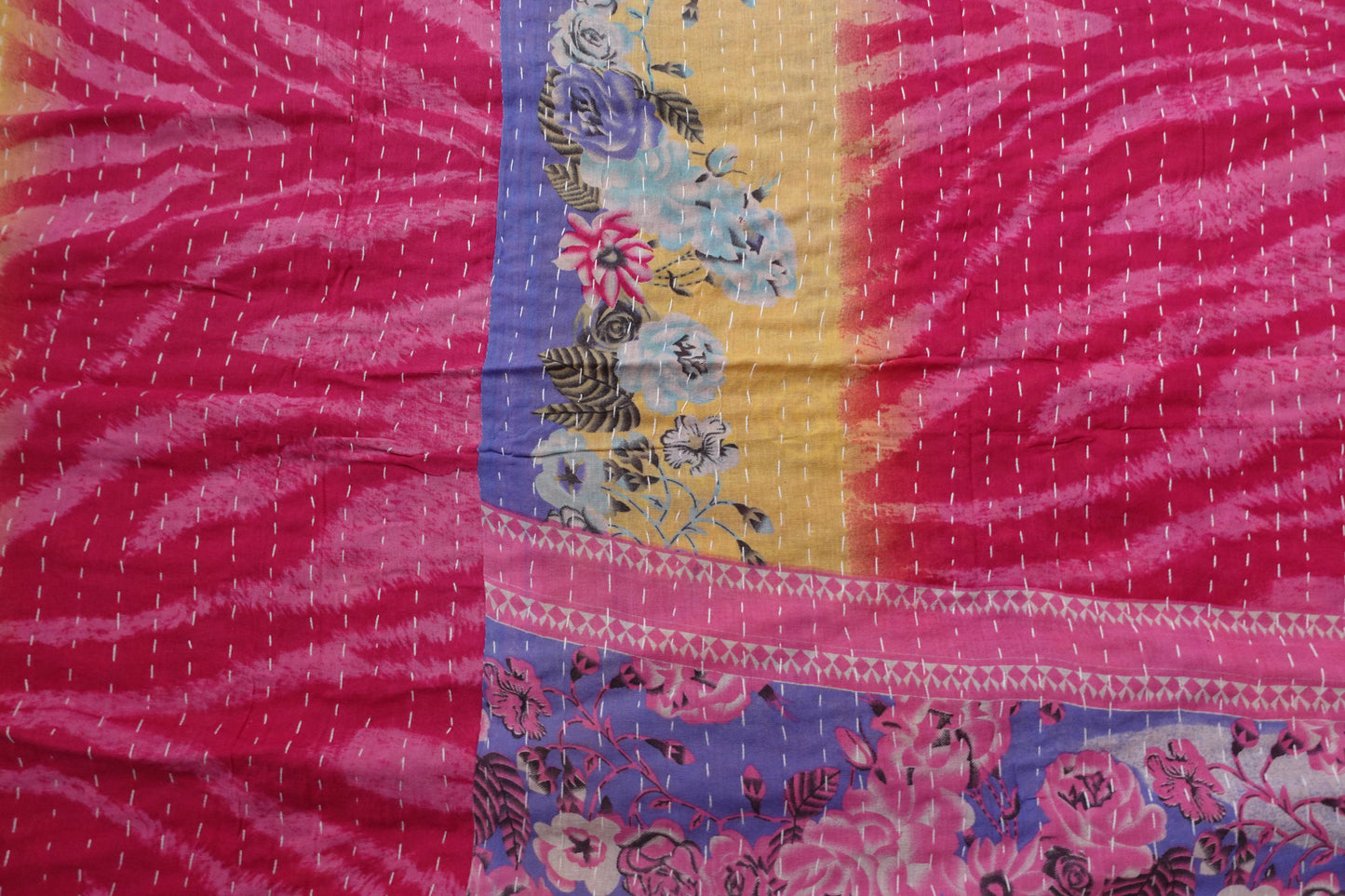 Reversable Vintage Sari Throw | 169