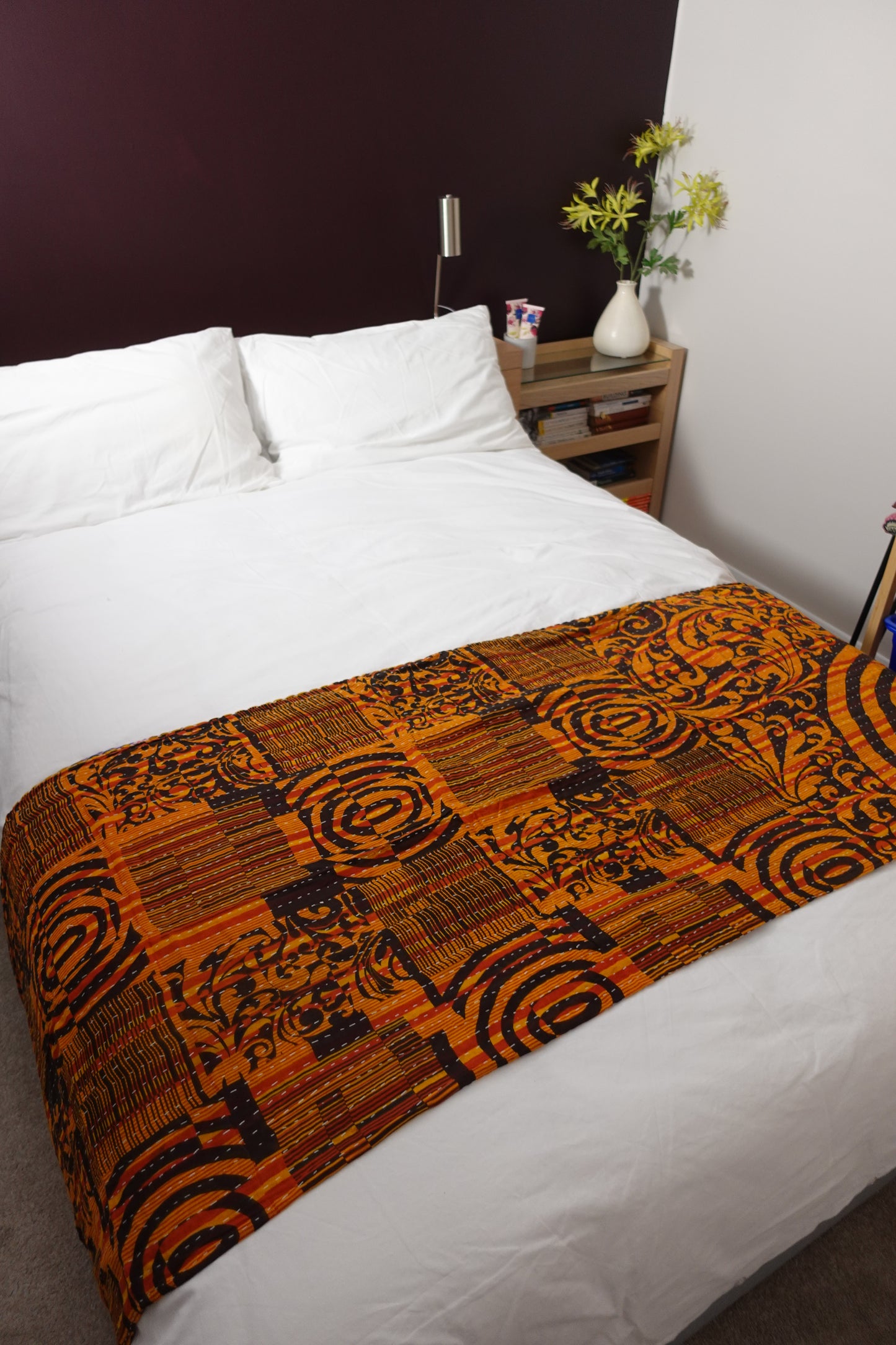 Reversable Vintage Sari Throw | 169
