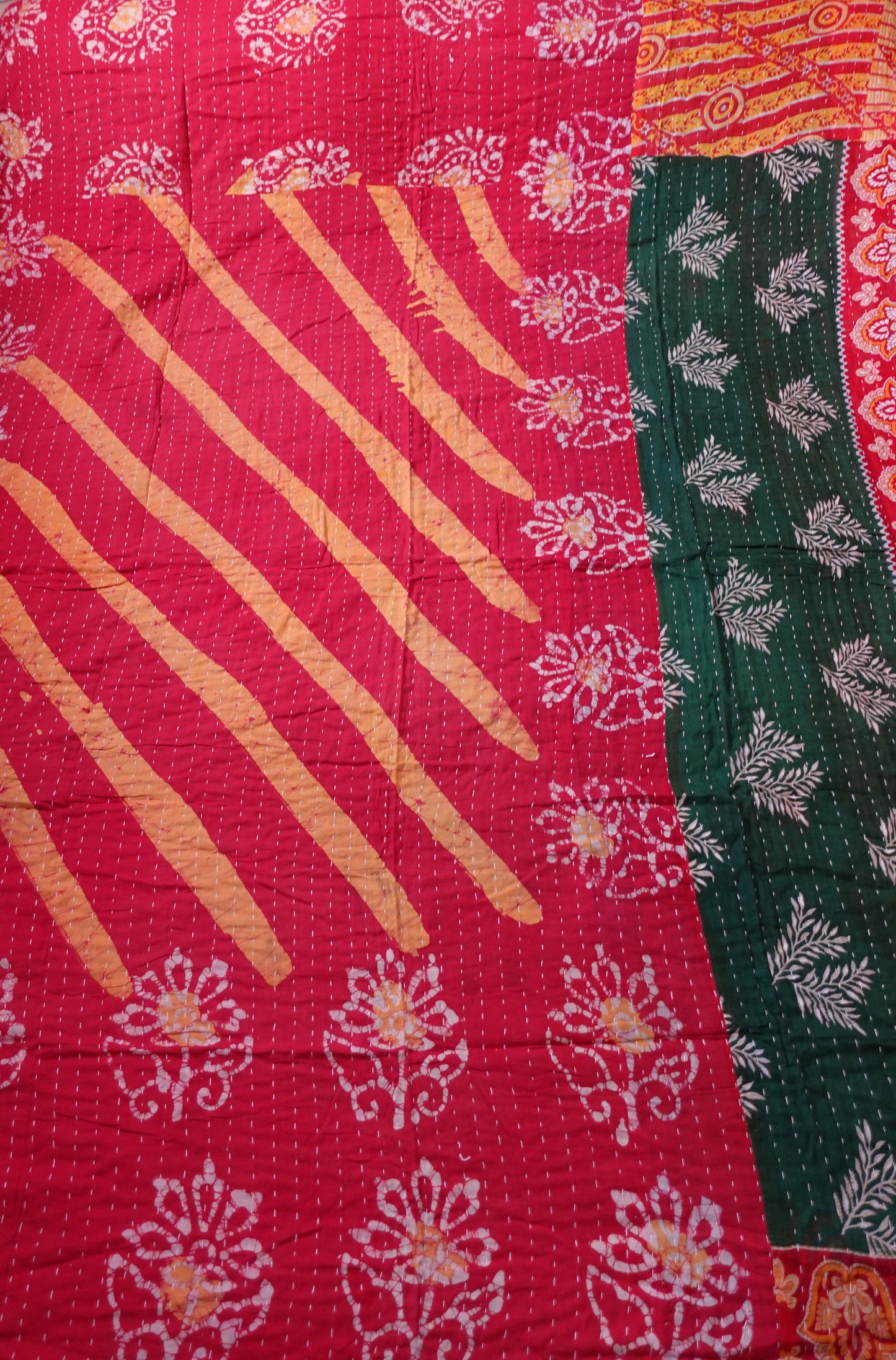 Reversable Vintage Sari Throw | 170