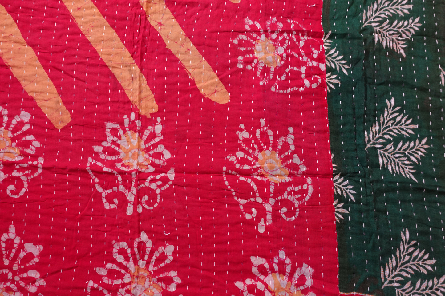 Reversable Vintage Sari Throw | 170