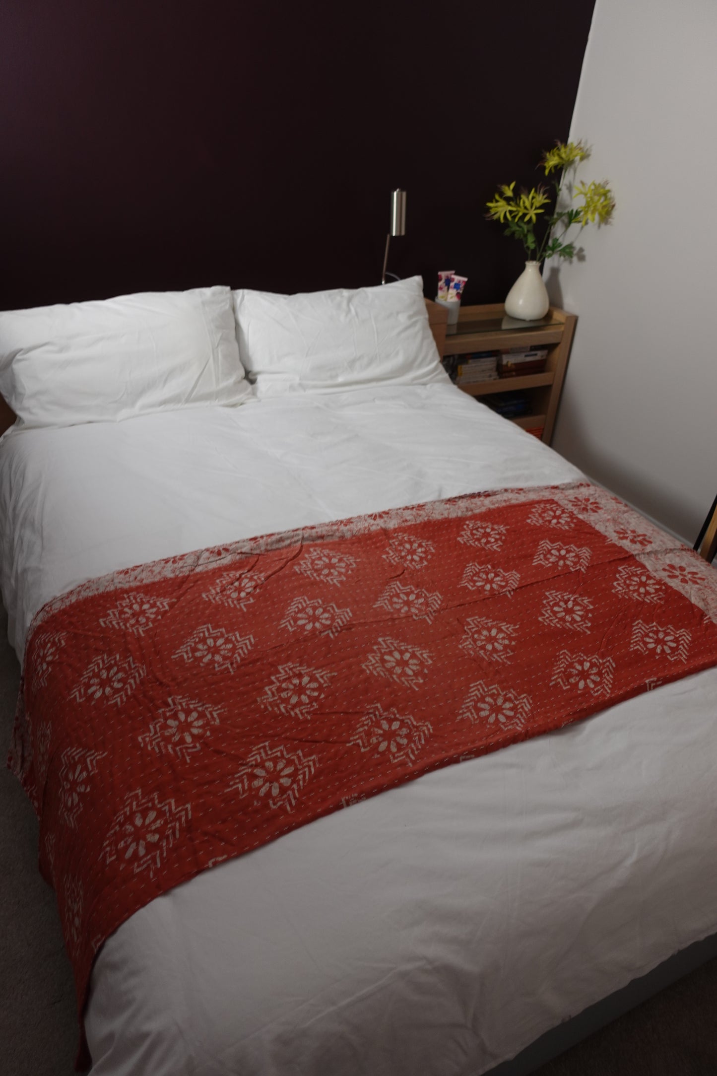 Reversable Vintage Sari Throw | 173