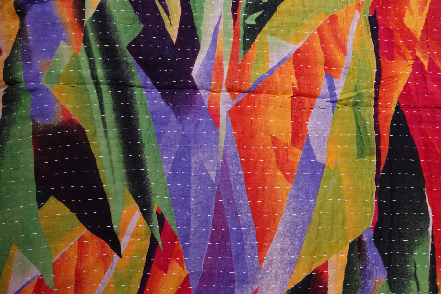 Reversable Vintage Sari Throw | 174