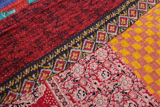 Reversable Vintage Sari Throw | 175