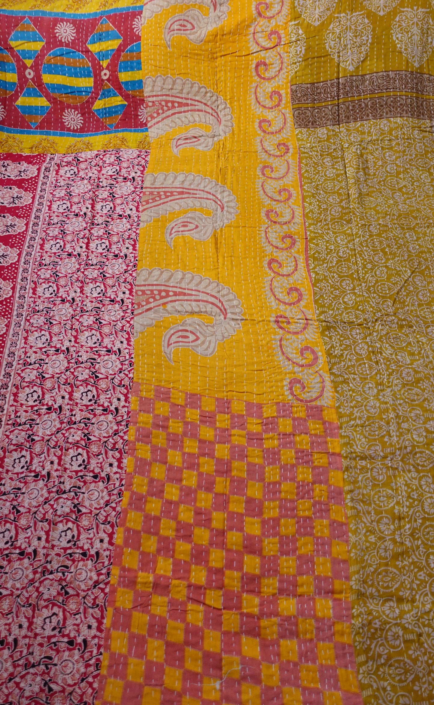 Reversable Vintage Sari Throw | 175