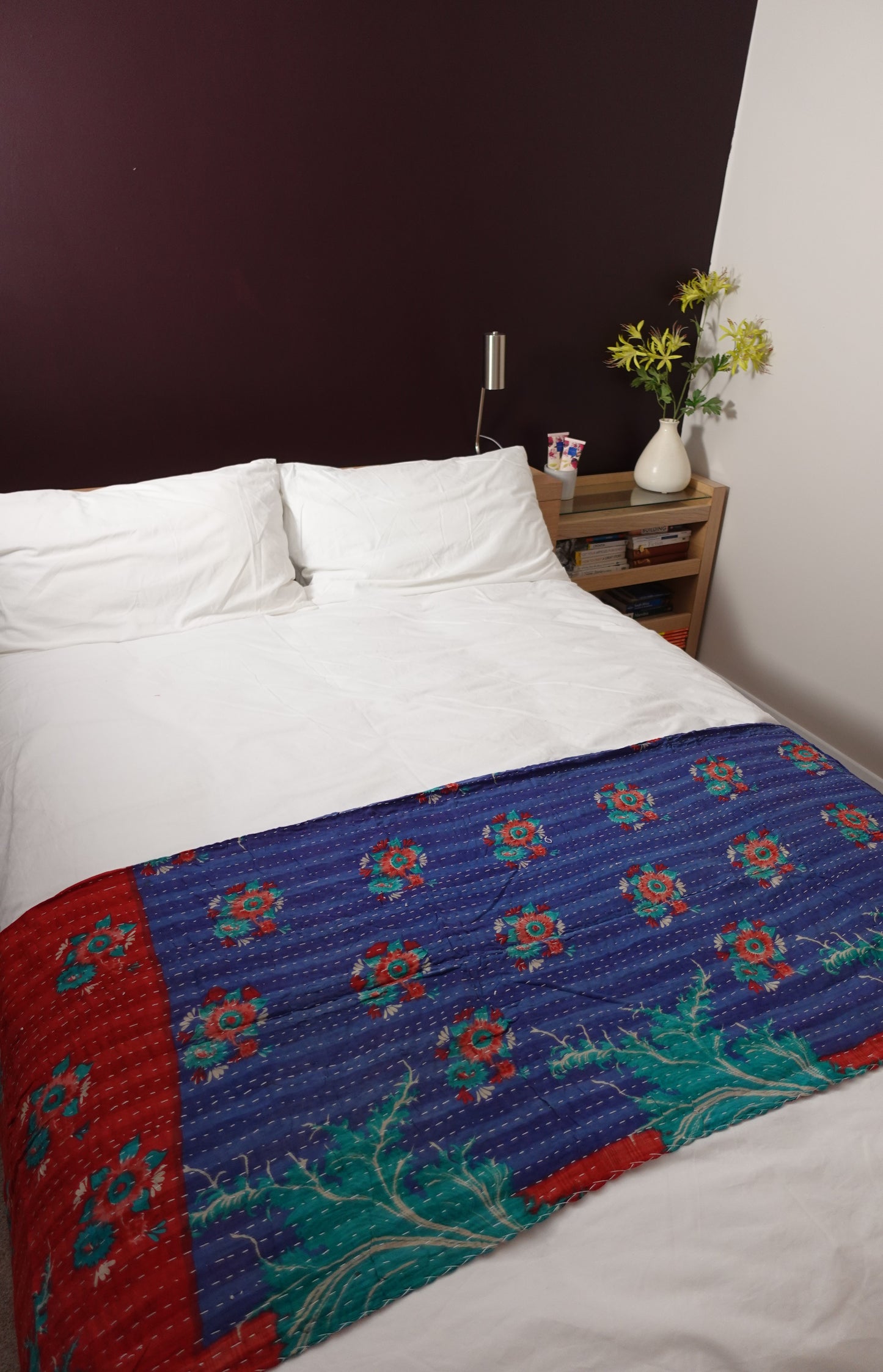 Reversable Vintage Sari Throw | 175