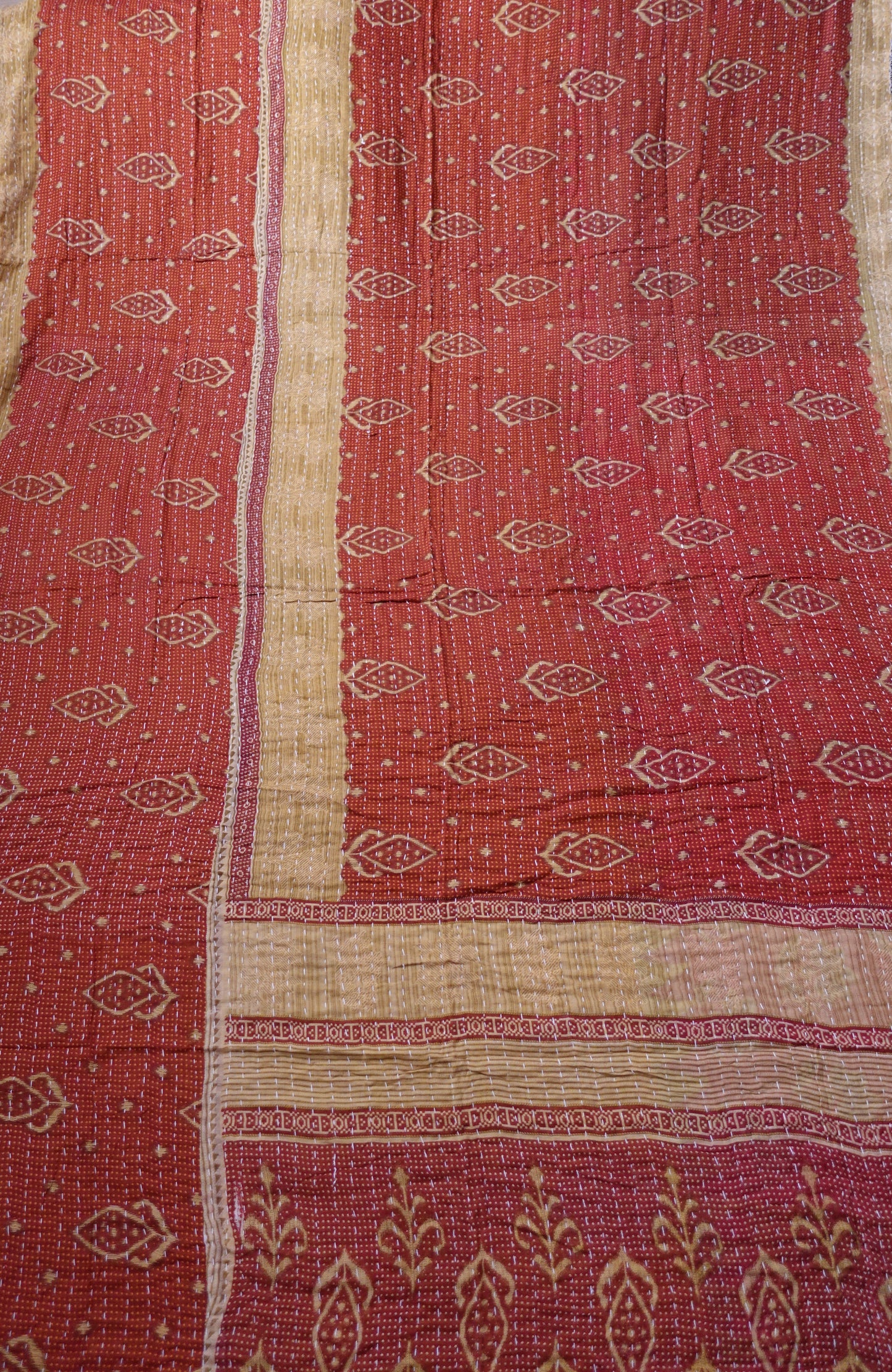 Reversable Vintage Sari Throw | 177