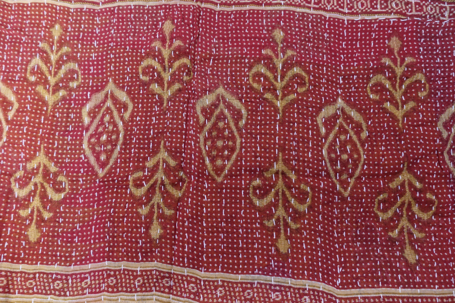 Reversable Vintage Sari Throw | 177