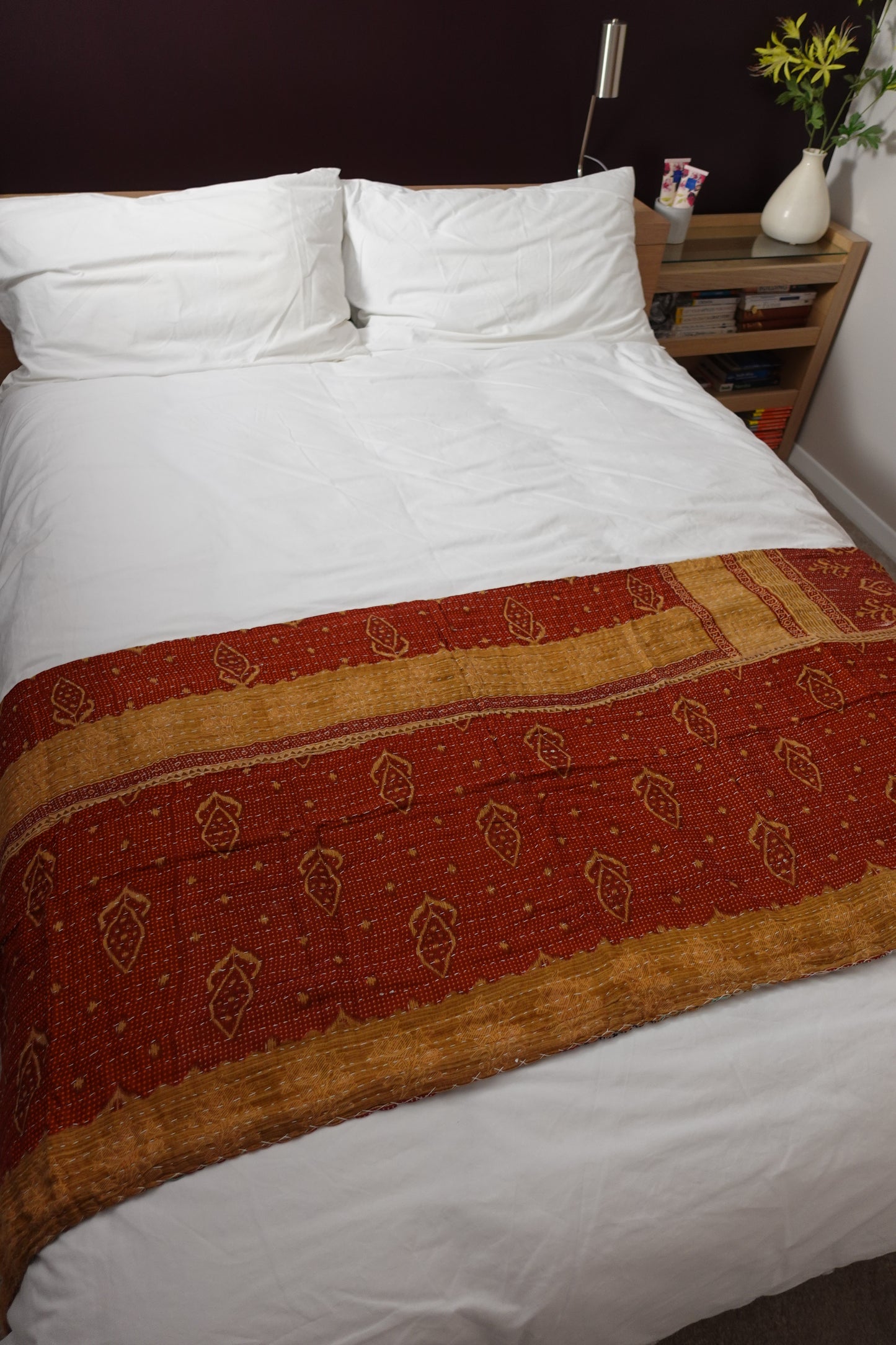 Reversable Vintage Sari Throw | 177