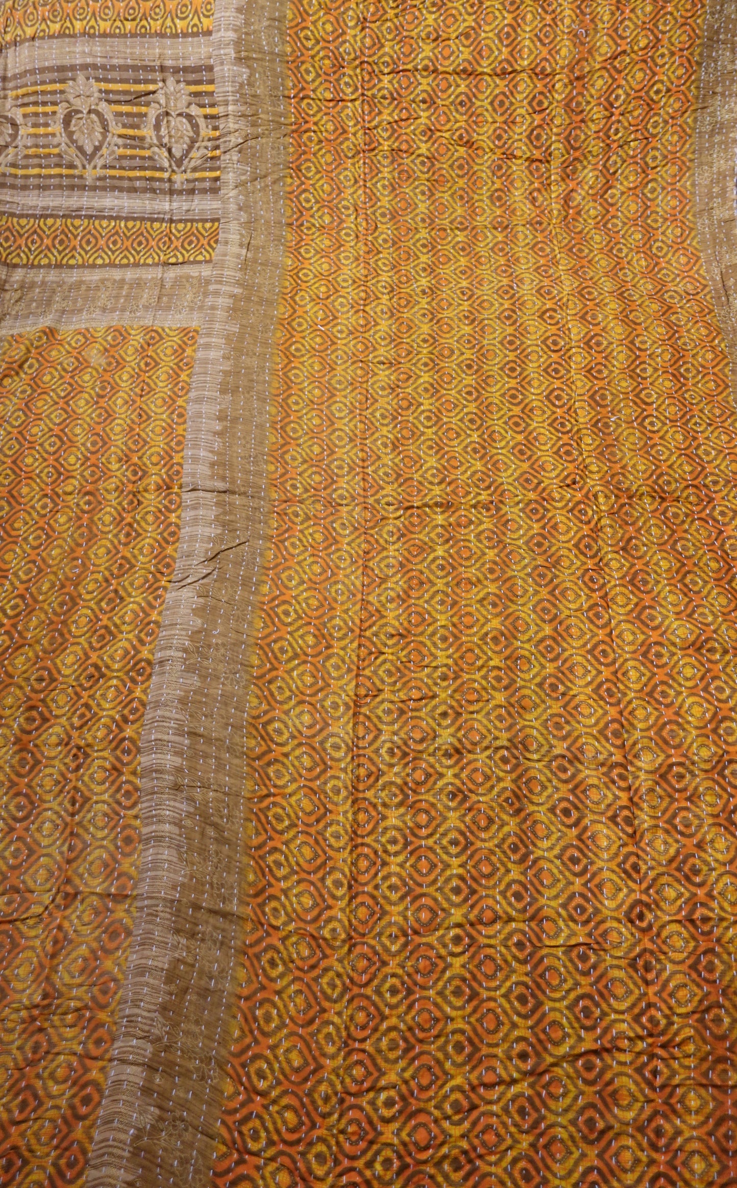 Reversable Vintage Sari Throw | 178