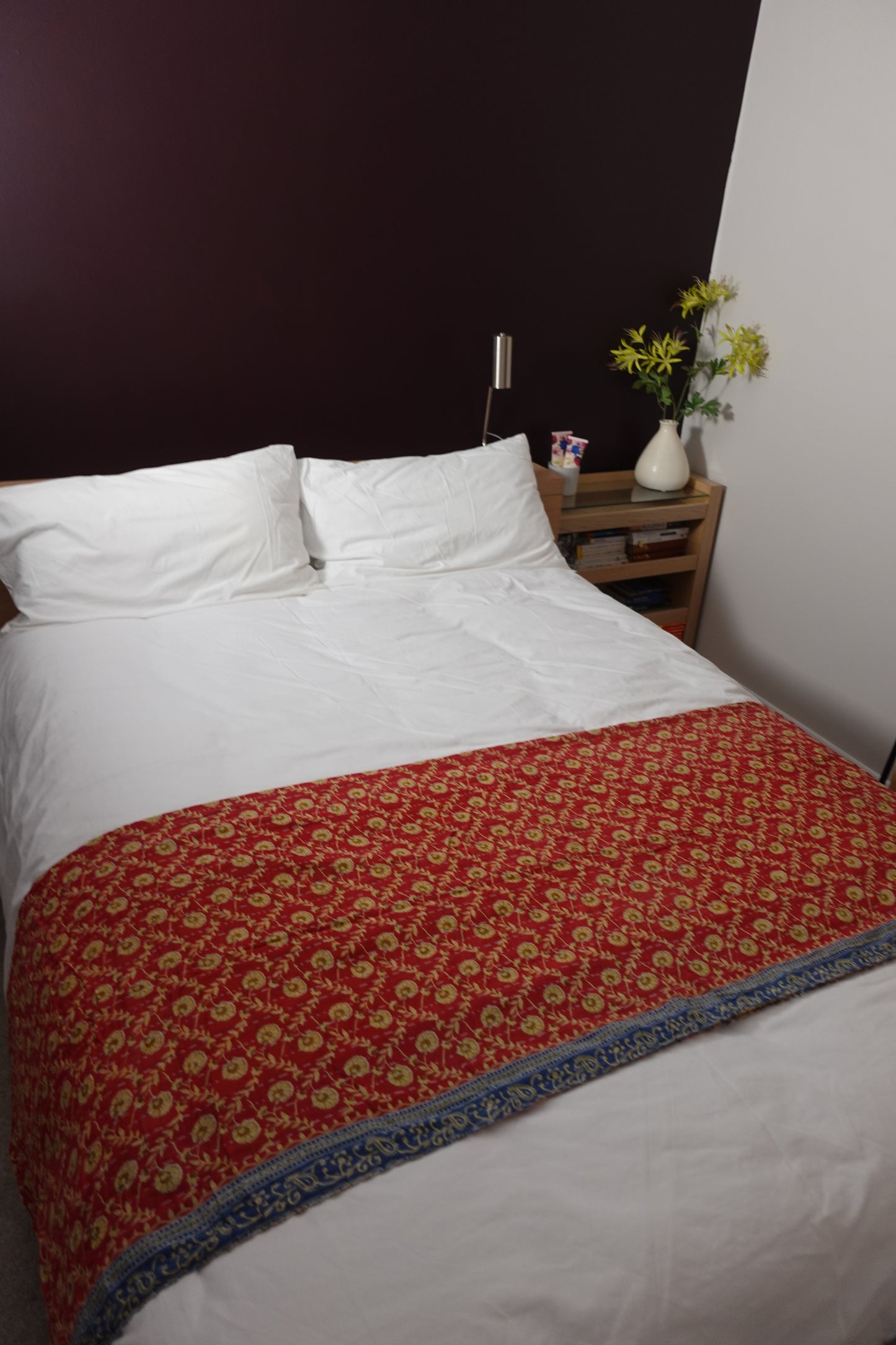 Reversable Vintage Sari Throw | 178
