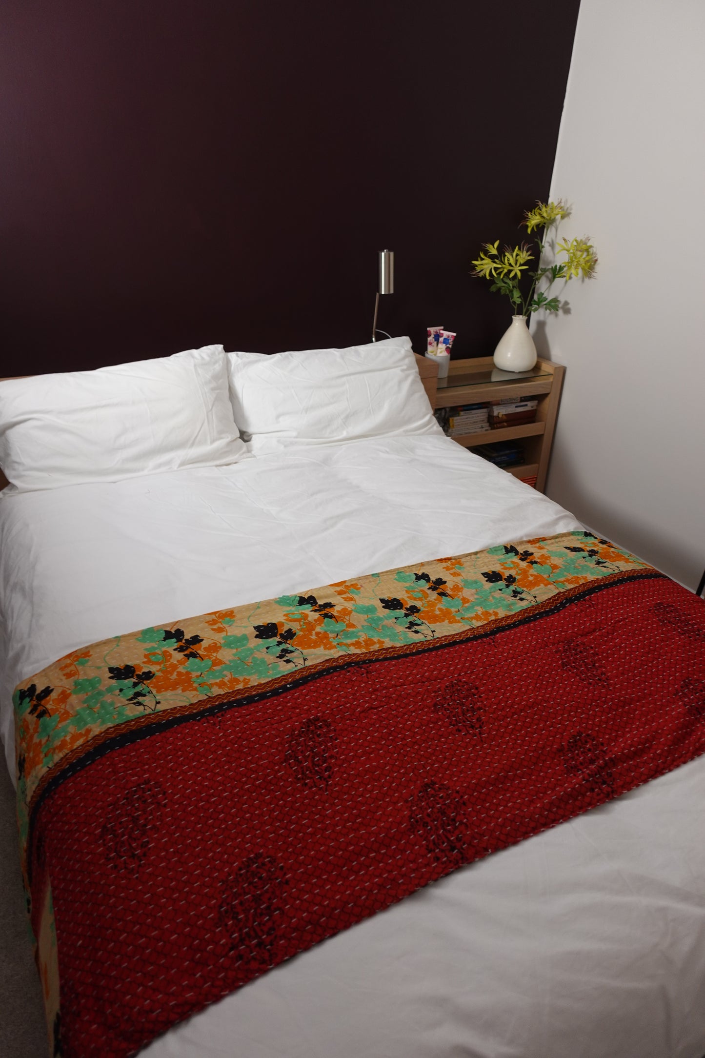 Reversable Vintage Sari Throw | 180
