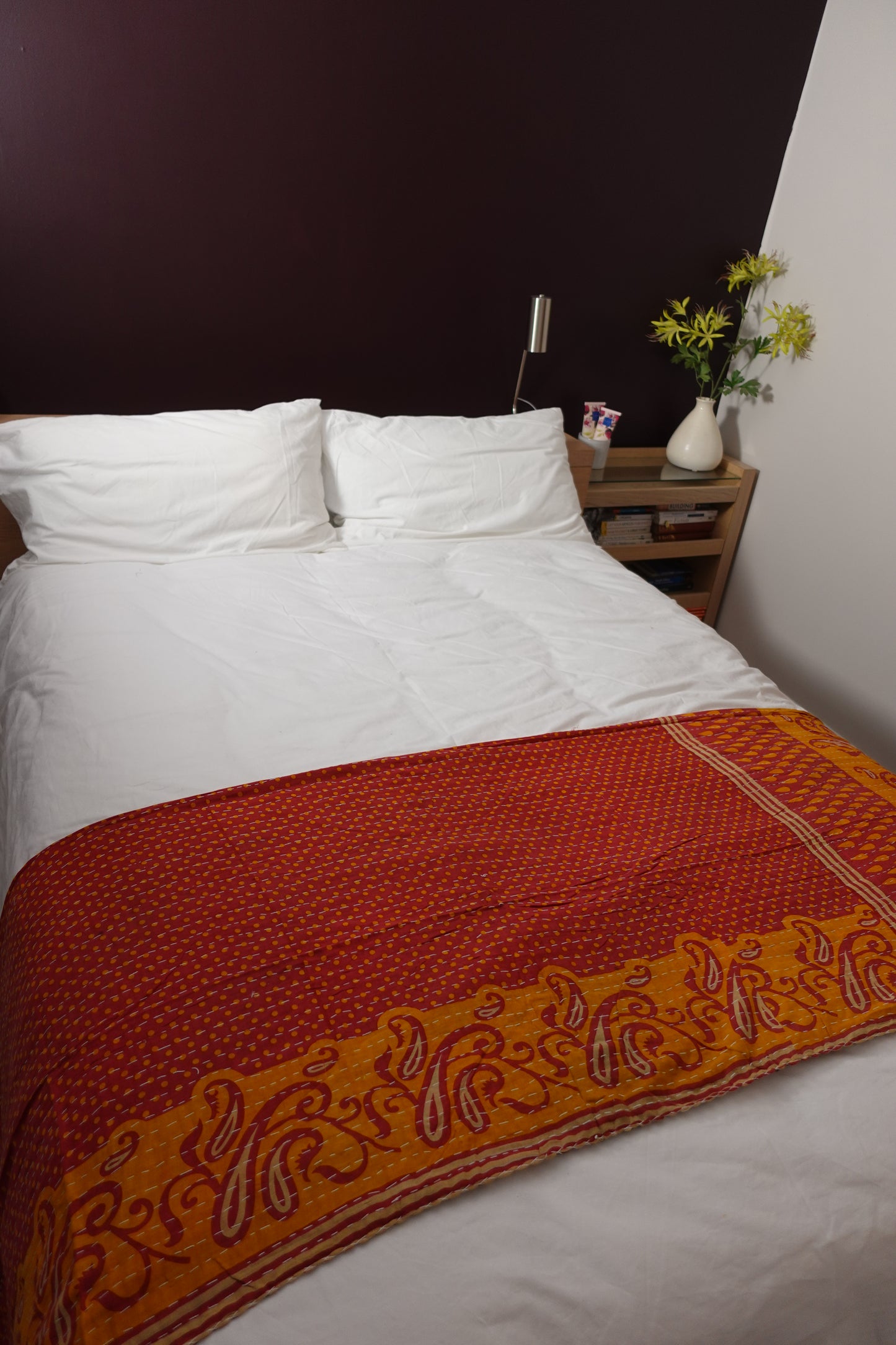 Reversable Vintage Sari Throw | 181