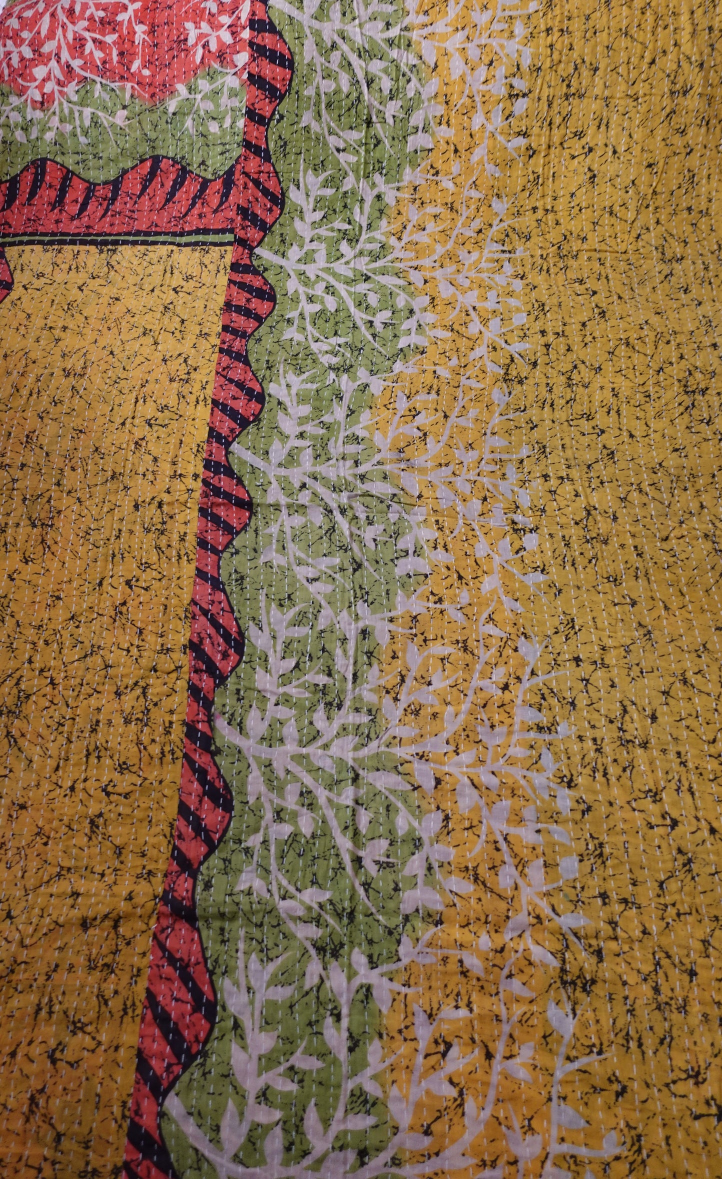 Reversable Vintage Sari Throw | 183