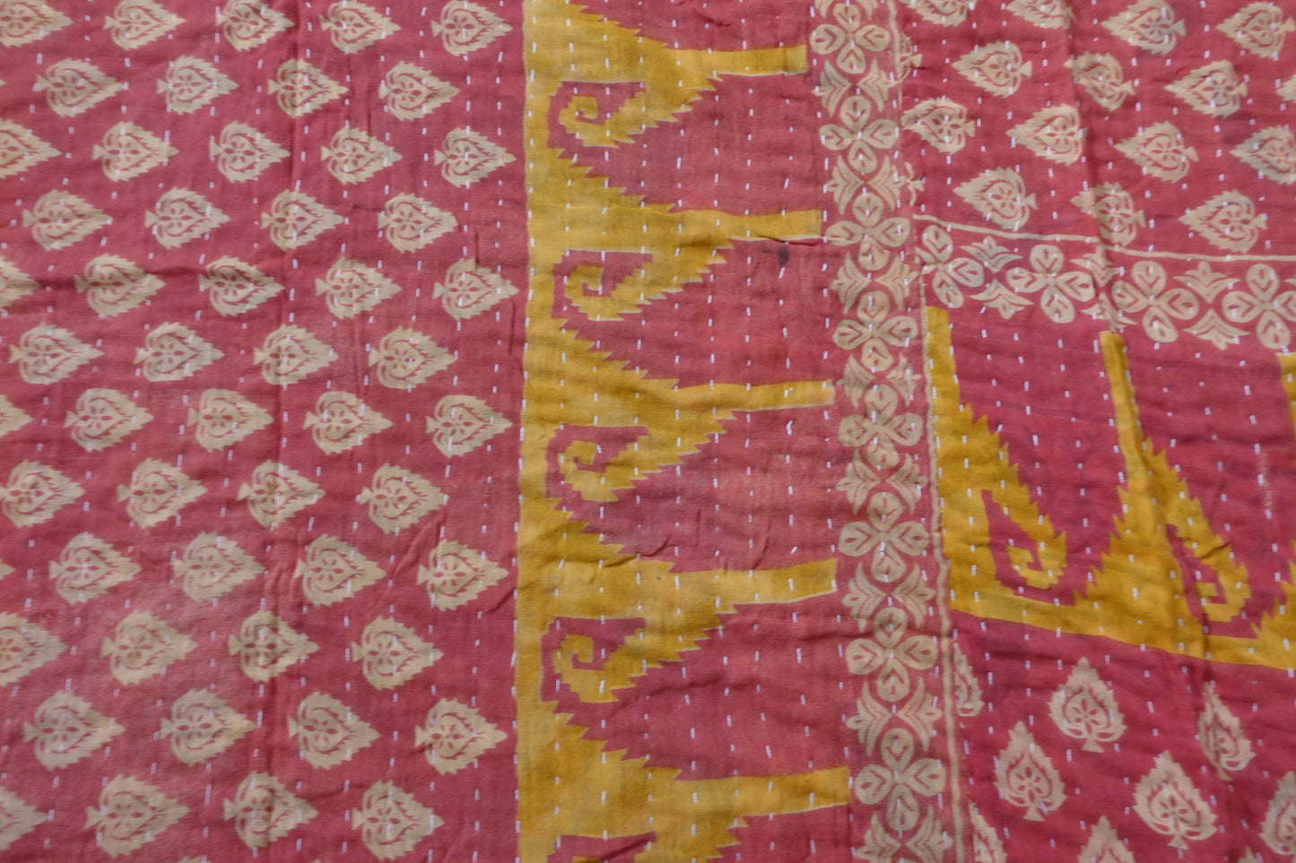 Reversable Vintage Sari Throw | 183
