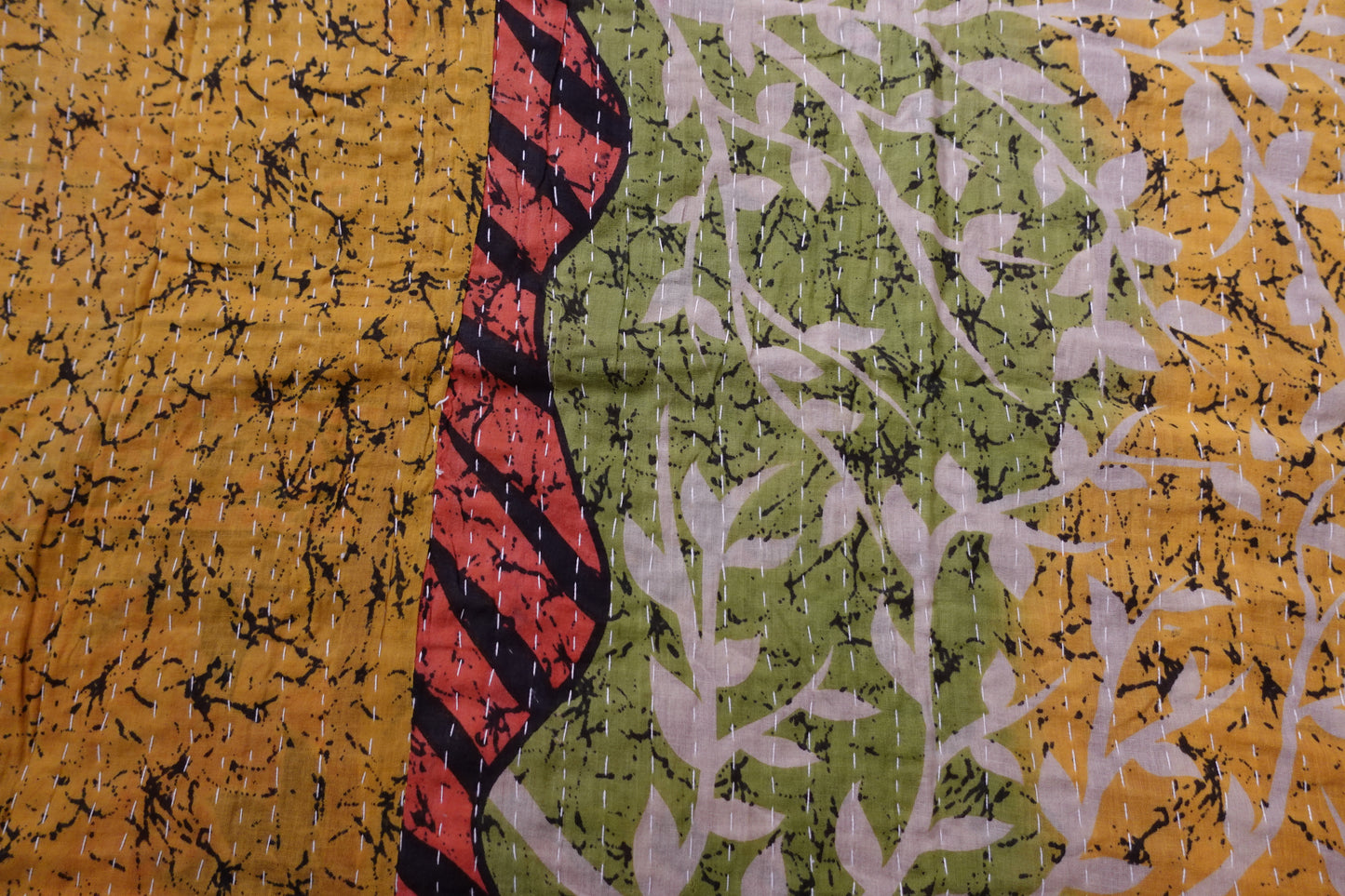 Reversable Vintage Sari Throw | 183