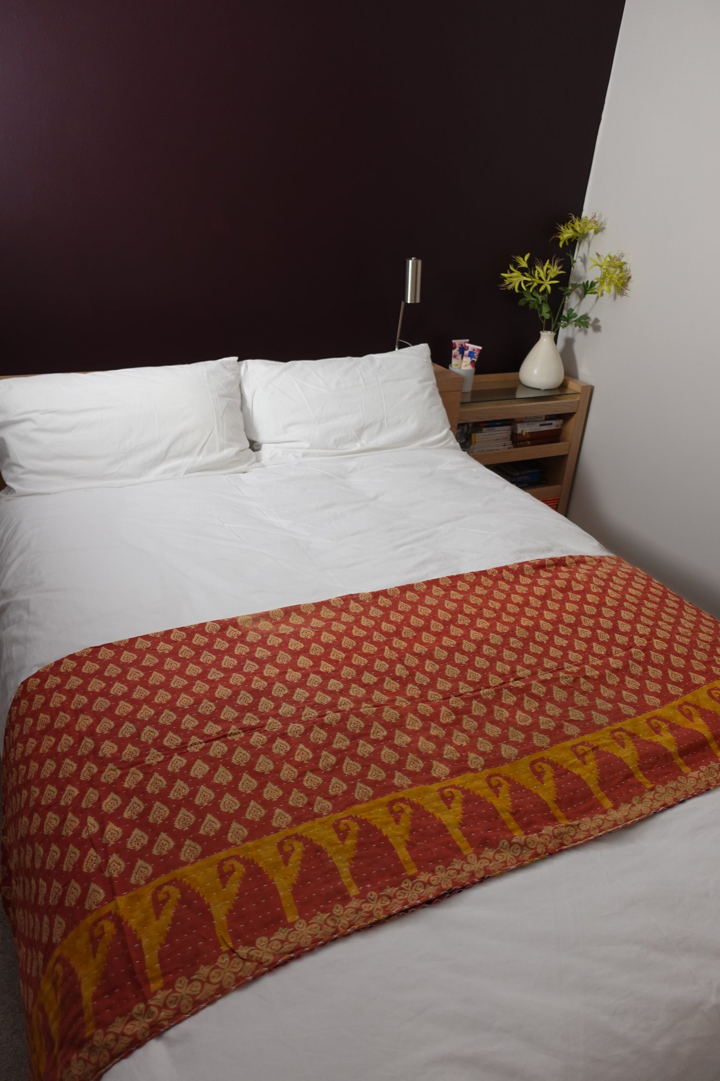 Reversable Vintage Sari Throw | 183