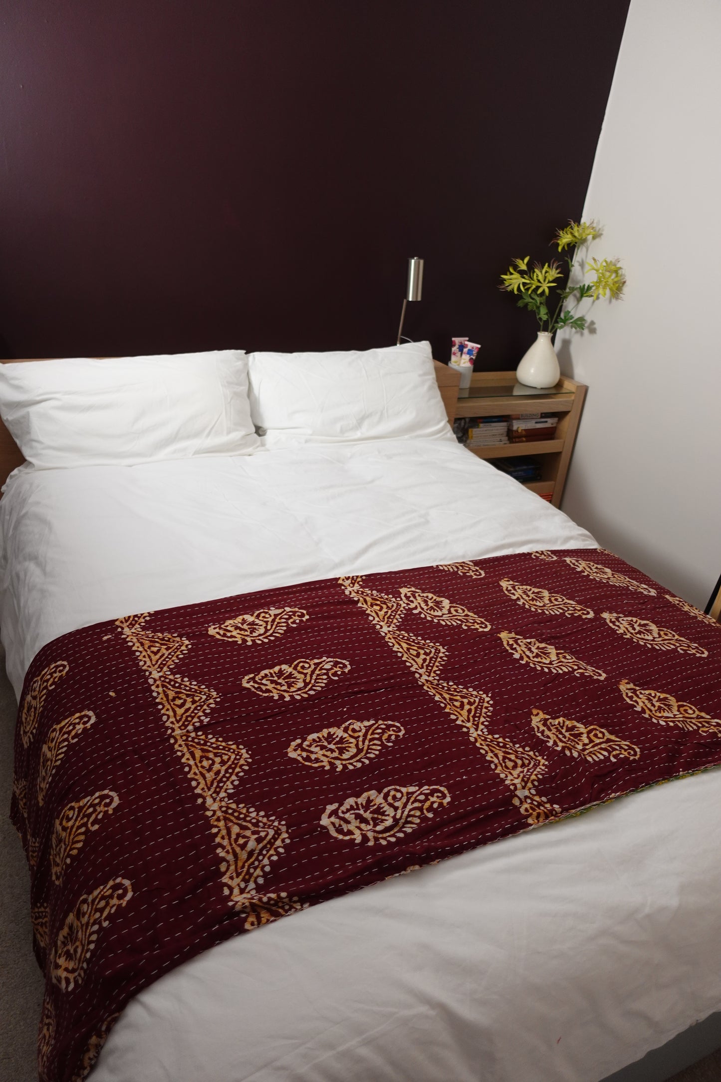Reversable Vintage Sari Throw | 184