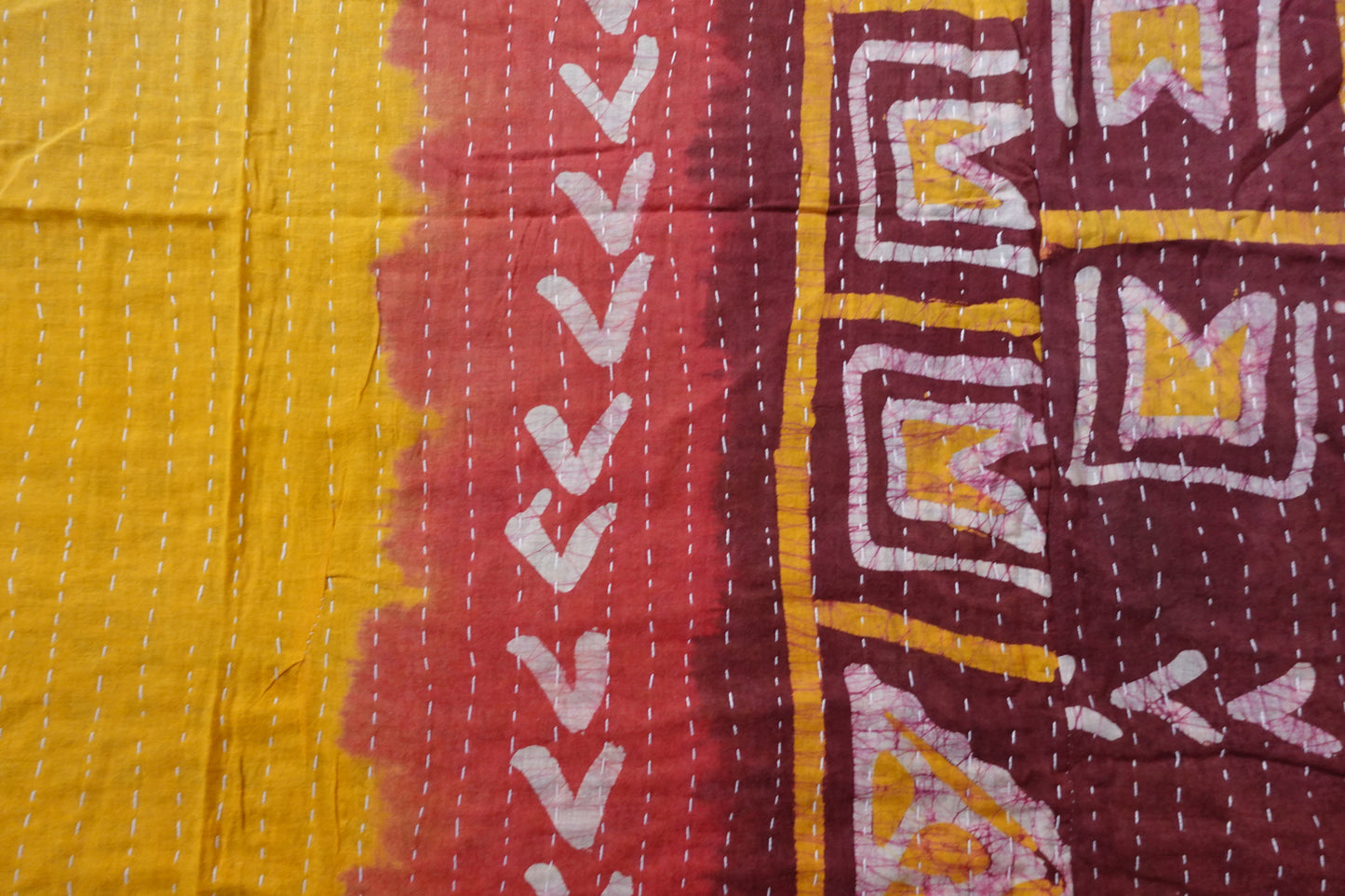 Reversable Vintage Sari Throw | 187