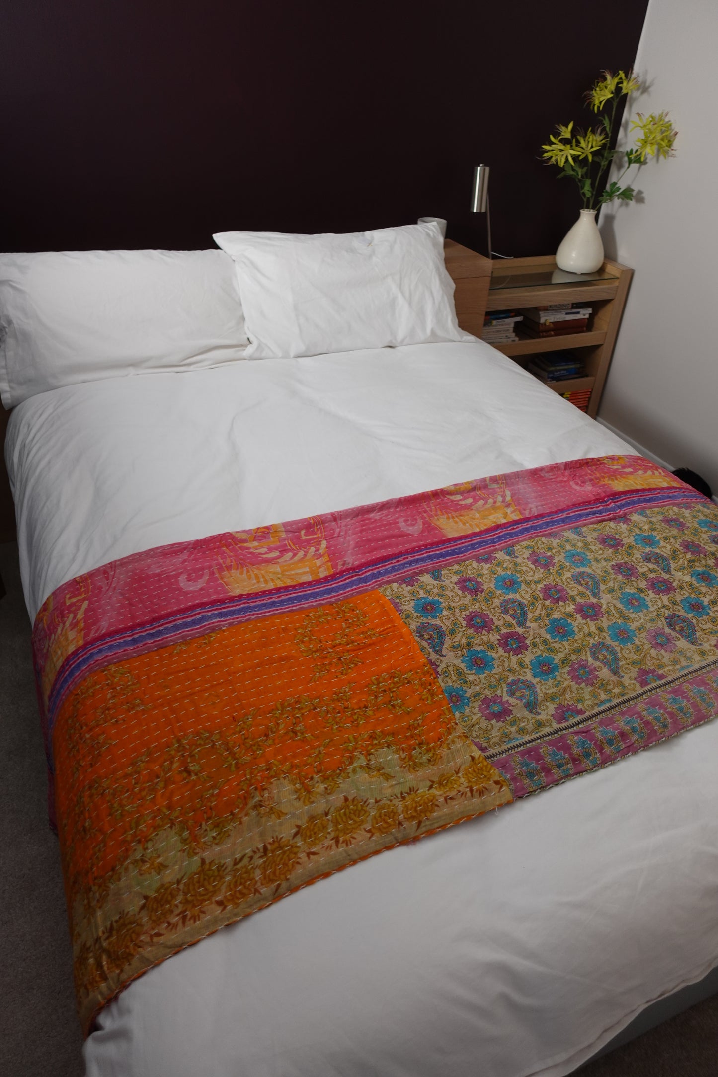 Reversable Vintage Sari Throw | 149