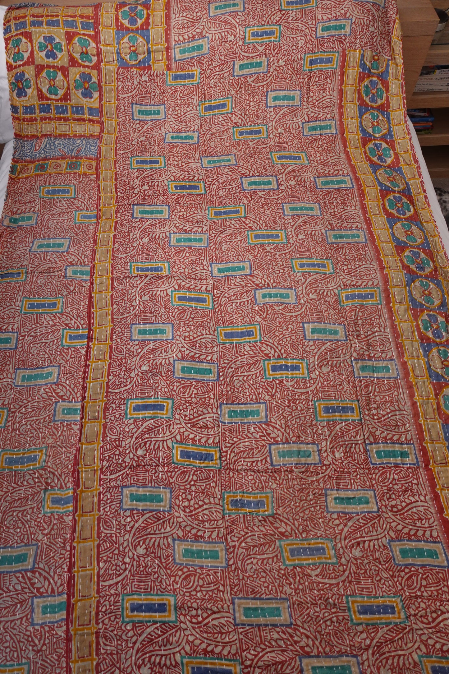 Reversable Vintage Sari Throw | 155