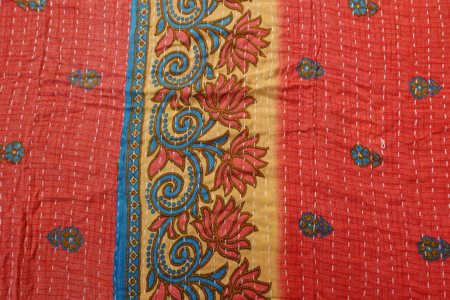 Reversable Vintage Sari Throw | 160