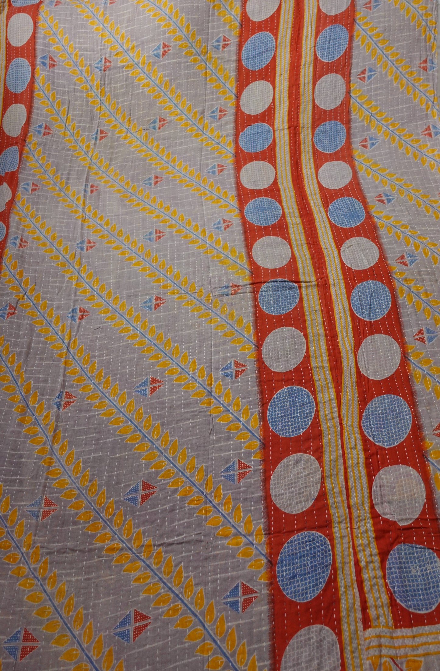 Reversable Vintage Sari Throw | 176